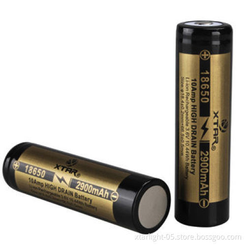 18650 2,900mAh E-cigarette lithium battery with 10A discharge rate